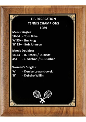 Tennis Awards 1989-1994