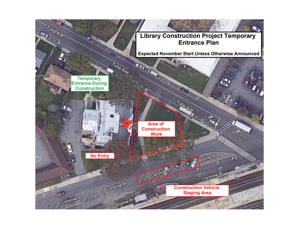 Library Front Entrance Ramp and Partial Roof Replacement Project